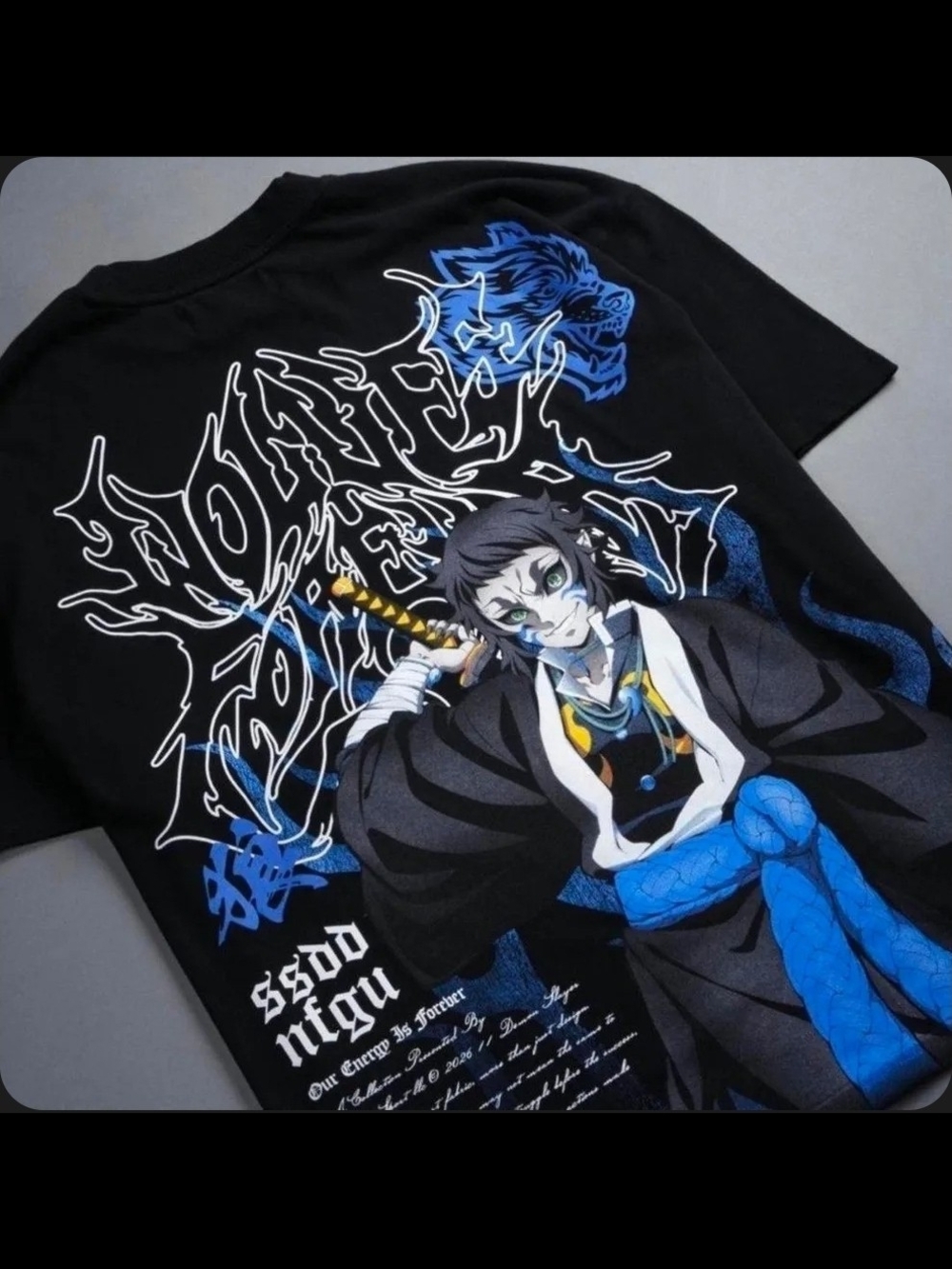 Darc Sport x Demon Slayer Kaigaku Oversized Tee - Large